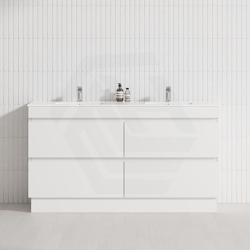 4-Drawer 1200/1500/1800mm Freestanding Bathroom Vanity Kickboard Single/Double Multi-Colour Cabinet Only