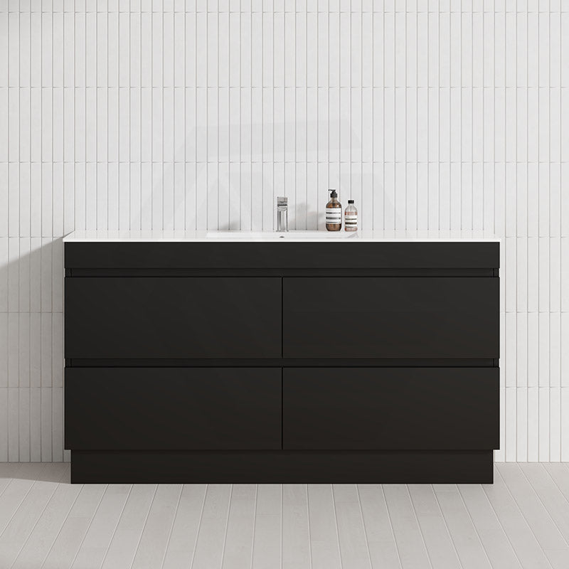 4-Drawer 1200/1500/1800mm Freestanding Bathroom Vanity Kickboard Single/Double Multi-Colour Cabinet Only