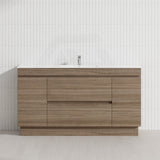 2-Door 2-Mid-Drawer 1200/1500/1800mm Freestanding Bathroom Vanity Kickboard Single/Double Multi-Colour Cabinet Only