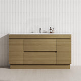 2-Door 2-Mid-Drawer 1200/1500/1800mm Freestanding Bathroom Vanity Kickboard Single/Double Multi-Colour Cabinet Only