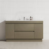 2-Drawer 2-Door 1500mm Freestanding Legs/Kickboard Vanity with Single Bowl Cabinet Only Variant Colour Available