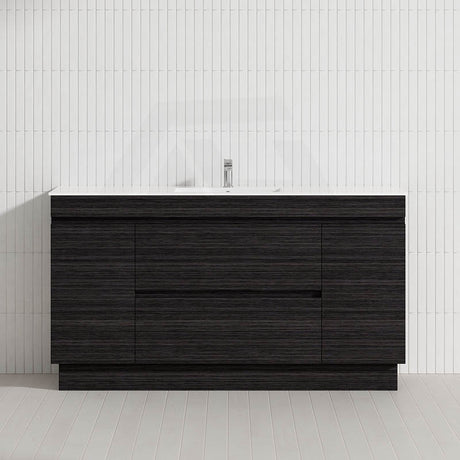 2-Door 2-Mid-Drawer 1200/1500/1800mm Freestanding Bathroom Vanity Kickboard Single/Double Multi-Colour Cabinet Only