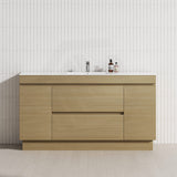 2-Door 2-Mid-Drawer 1200/1500/1800mm Freestanding Bathroom Vanity Kickboard Single/Double Multi-Colour Cabinet Only