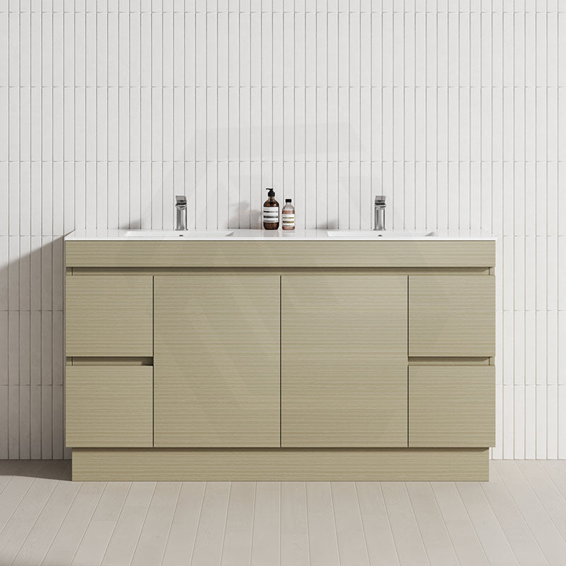 4-Drawer 2-Door 1200/1500/1800mm Freestanding Bathroom Vanity Kickboard Single/Double Multi-Colour Cabinet Only