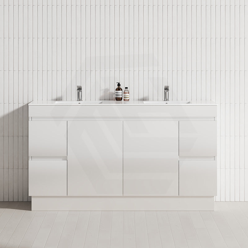 4-Drawer 2-Door 1200/1500/1800mm Freestanding Bathroom Vanity Kickboard Single/Double Multi-Colour Cabinet Only