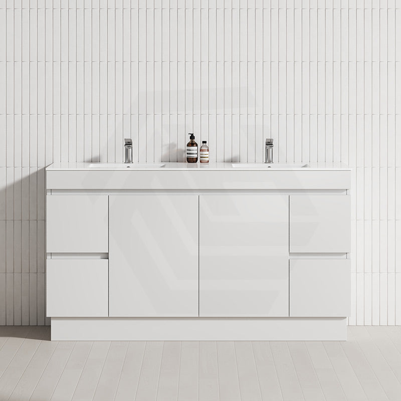 4-Drawer 2-Door 1200/1500/1800mm Freestanding Bathroom Vanity Kickboard Single/Double Multi-Colour Cabinet Only