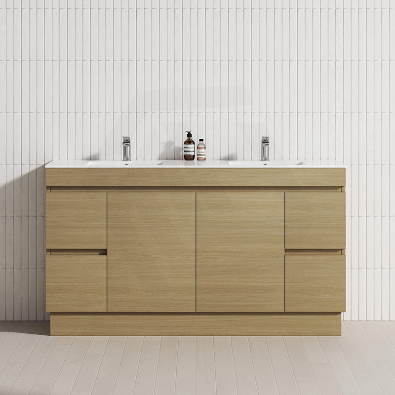 4-Drawer 2-Door 1200/1500/1800mm Freestanding Bathroom Vanity Kickboard Single/Double Multi-Colour Cabinet Only