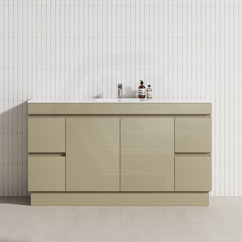 4-Drawer 2-Door 1200/1500/1800mm Freestanding Bathroom Vanity Kickboard Single/Double Multi-Colour Cabinet Only