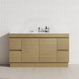 4-Drawer 2-Door 1200/1500/1800mm Freestanding Bathroom Vanity Kickboard Single/Double Multi-Colour Cabinet Only
