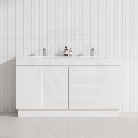 4-Door 1500/1800mm Freestanding Bathroom Vanity Kickboard Double Multi-Colour Cabinet Only