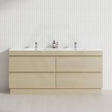 4-Drawer 1200/1500/1800mm Freestanding Bathroom Vanity Kickboard Single/Double Multi-Colour Cabinet Only