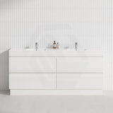 4-Drawer 1200/1500/1800mm Freestanding Bathroom Vanity Kickboard Single/Double Multi-Colour Cabinet Only