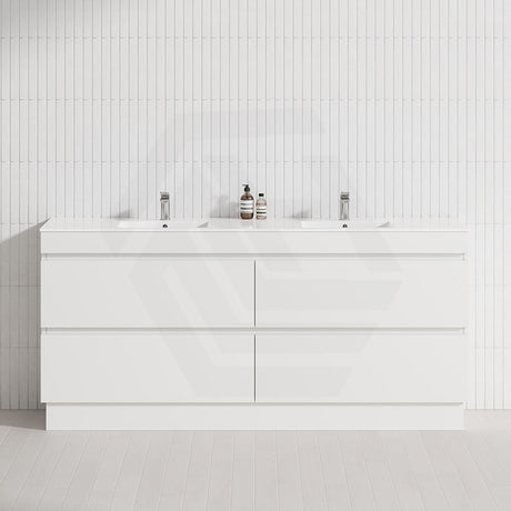 4-Drawer 1200/1500/1800mm Freestanding Bathroom Vanity Kickboard Single/Double Multi-Colour Cabinet Only