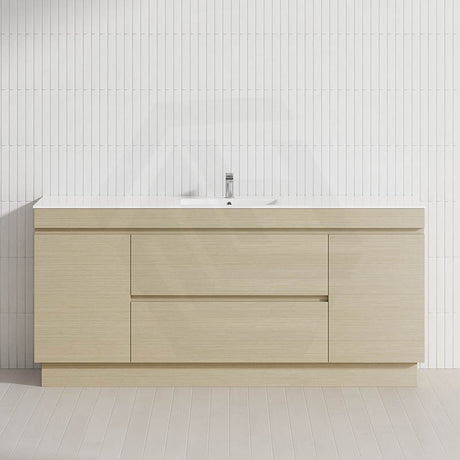 2-Door 2-Mid-Drawer 1200/1500/1800mm Freestanding Bathroom Vanity Kickboard Single/Double Multi-Colour Cabinet Only