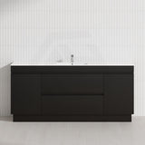2-Door 2-Mid-Drawer 1200/1500/1800mm Freestanding Bathroom Vanity Kickboard Single/Double Multi-Colour Cabinet Only