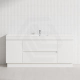 2-Door 2-Mid-Drawer 1200/1500/1800mm Freestanding Bathroom Vanity Kickboard Single/Double Multi-Colour Cabinet Only