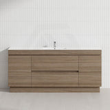2-Door 2-Mid-Drawer 1200/1500/1800mm Freestanding Bathroom Vanity Kickboard Single/Double Multi-Colour Cabinet Only
