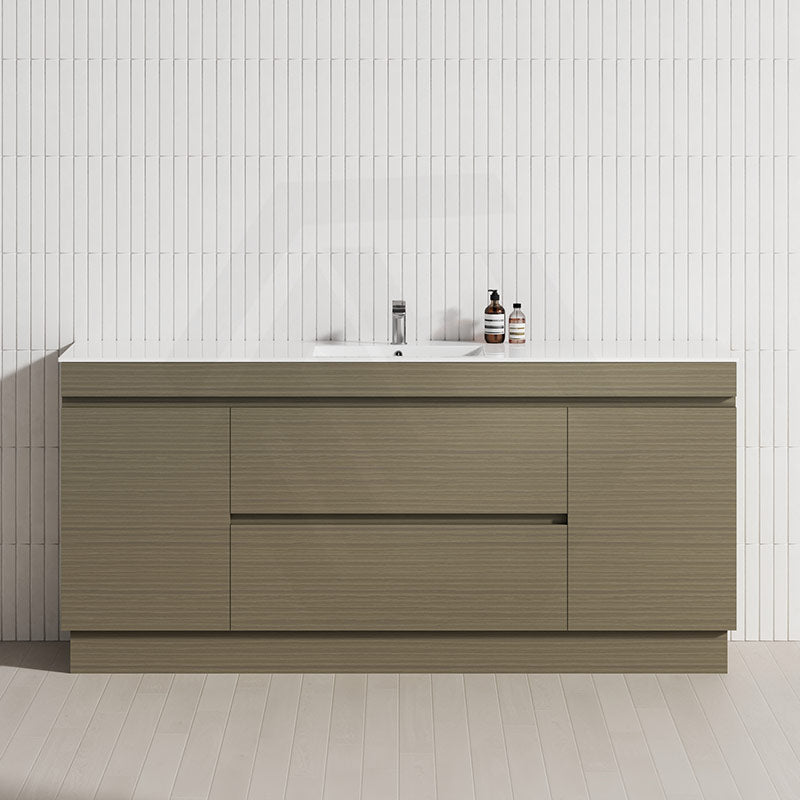 2-Door 2-Mid-Drawer 1200/1500/1800mm Freestanding Bathroom Vanity Kickboard Single/Double Multi-Colour Cabinet Only