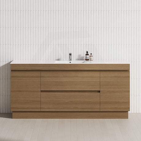 2-Door 2-Mid-Drawer 1200/1500/1800mm Freestanding Bathroom Vanity Kickboard Single/Double Multi-Colour Cabinet Only