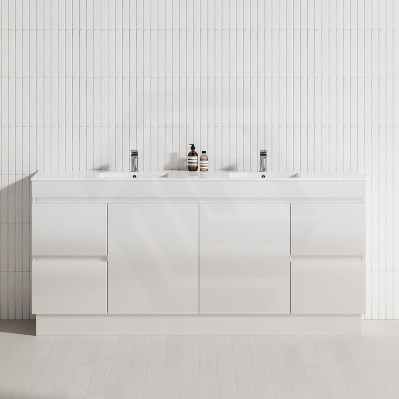 4-Drawer 2-Door 1200/1500/1800mm Freestanding Bathroom Vanity Kickboard Single/Double Multi-Colour Cabinet Only