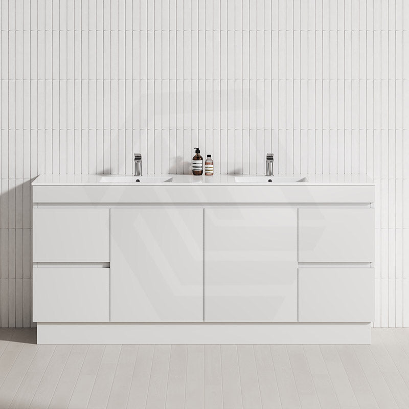 4-Drawer 2-Door 1200/1500/1800mm Freestanding Bathroom Vanity Kickboard Single/Double Multi-Colour Cabinet Only