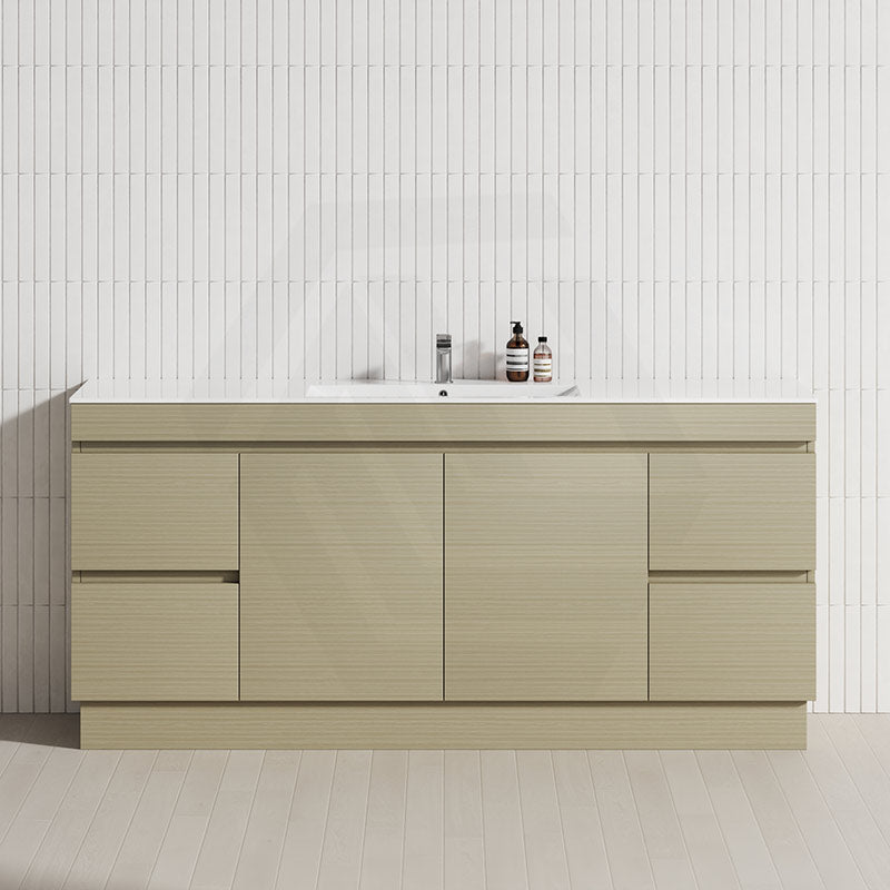 4-Drawer 2-Door 1200/1500/1800mm Freestanding Bathroom Vanity Kickboard Single/Double Multi-Colour Cabinet Only