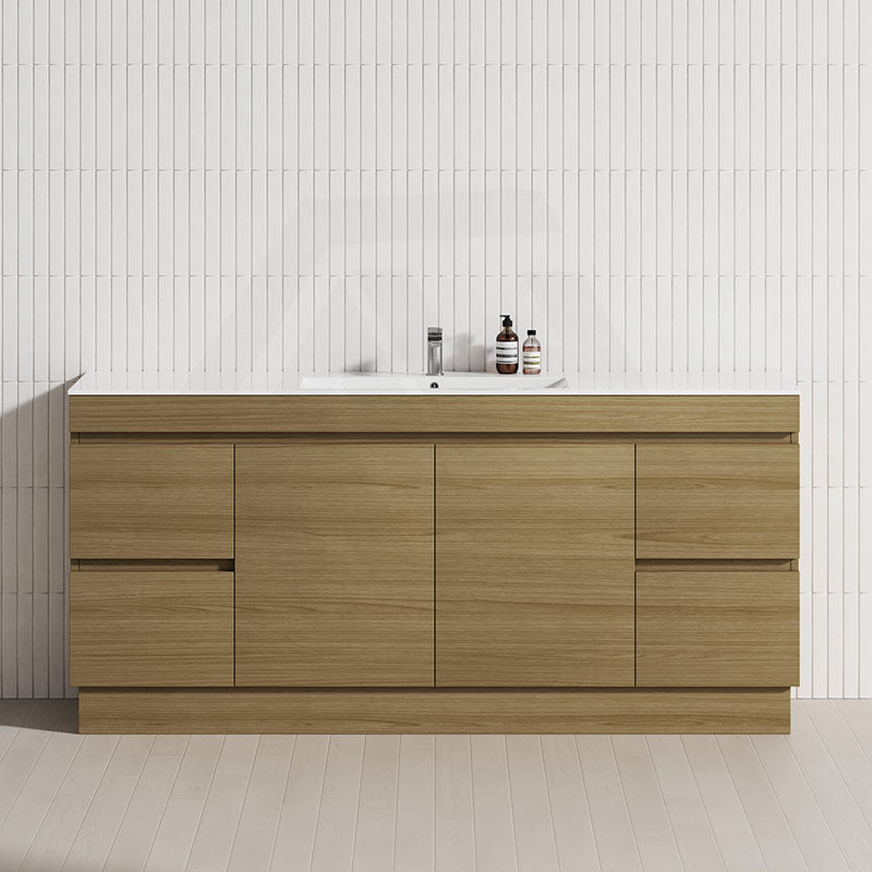 4-Drawer 2-Door 1200/1500/1800mm Freestanding Bathroom Vanity Kickboard Single/Double Multi-Colour Cabinet Only