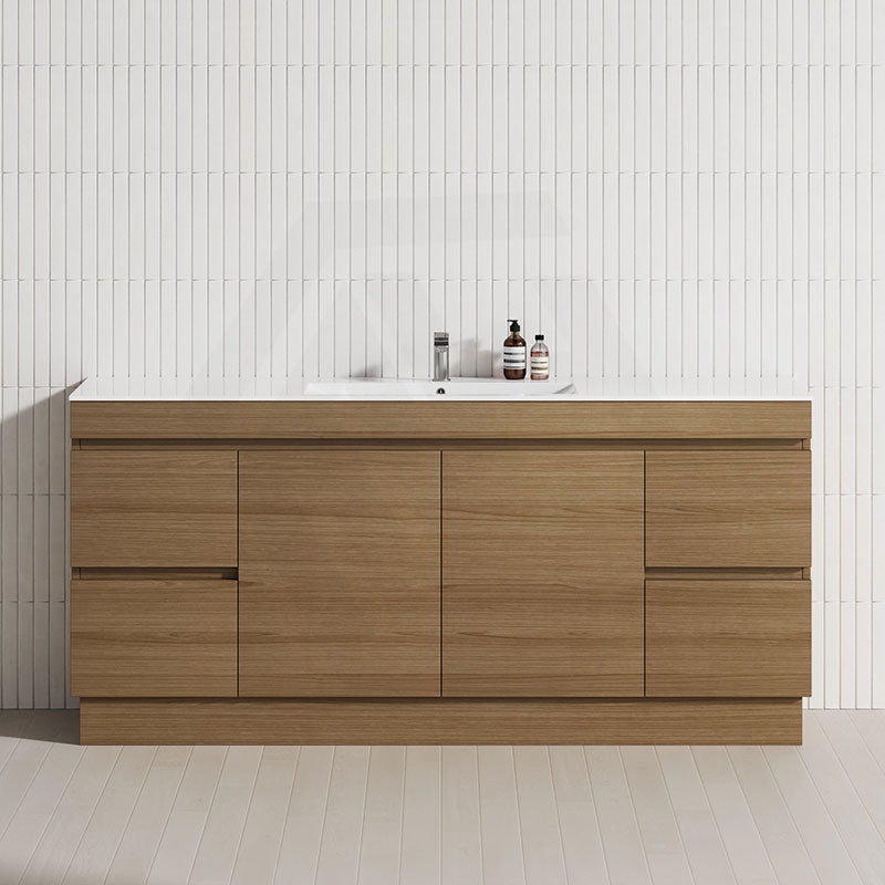 4-Drawer 2-Door 1200/1500/1800mm Freestanding Bathroom Vanity Kickboard Single/Double Multi-Colour Cabinet Only