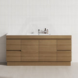 4-Drawer 2-Door 1200/1500/1800mm Freestanding Bathroom Vanity Kickboard Single/Double Multi-Colour Cabinet Only