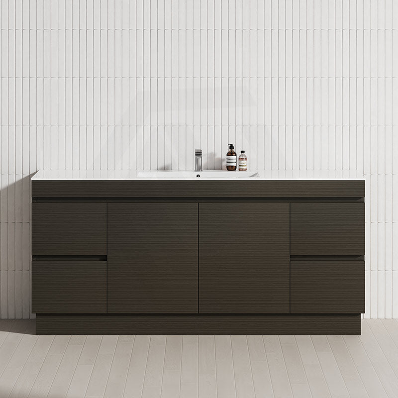 4-Drawer 2-Door 1200/1500/1800mm Freestanding Bathroom Vanity Kickboard Single/Double Multi-Colour Cabinet Only