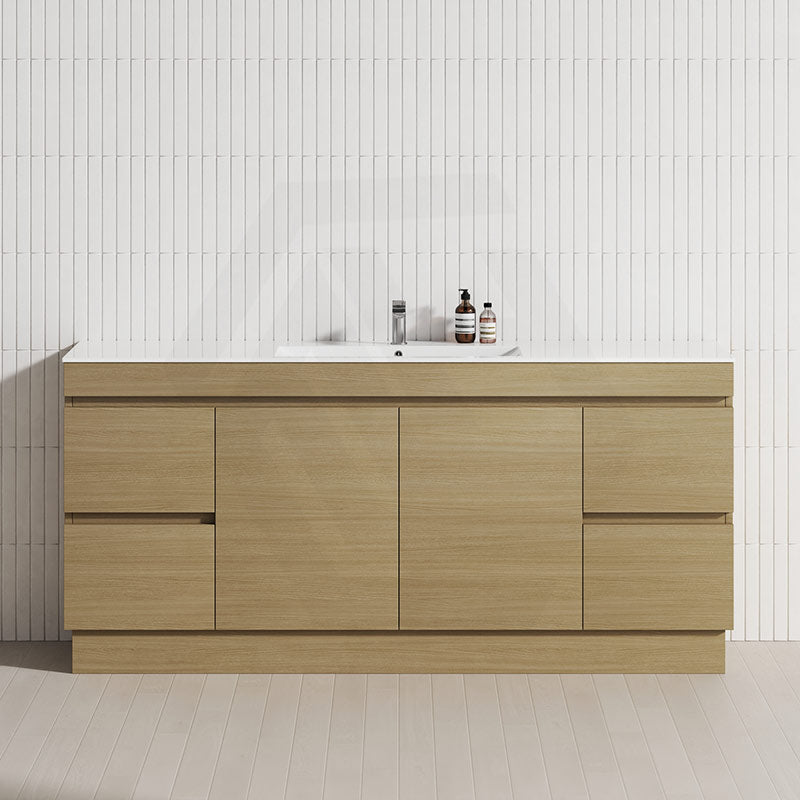 4-Drawer 2-Door 1200/1500/1800mm Freestanding Bathroom Vanity Kickboard Single/Double Multi-Colour Cabinet Only