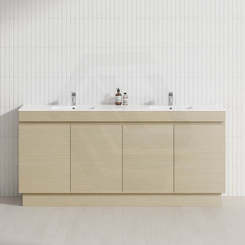 4-Door 1500/1800mm Freestanding Bathroom Vanity Kickboard Double Multi-Colour Cabinet Only
