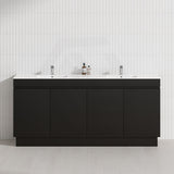 4-Door 1500/1800mm Freestanding Bathroom Vanity Kickboard Double Multi-Colour Cabinet Only