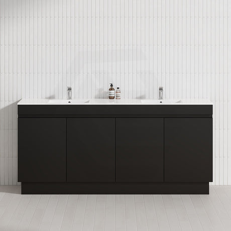 4-Door 1500/1800mm Freestanding Bathroom Vanity Kickboard Double Multi-Colour Cabinet Only