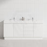4-Door 1800mm Freestanding Bathroom Vanity With Kickboard/Legs Double Multi-Colour Cabinet Only
