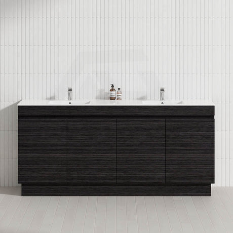 4-Door 1500/1800mm Freestanding Bathroom Vanity Kickboard Double Multi-Colour Cabinet Only