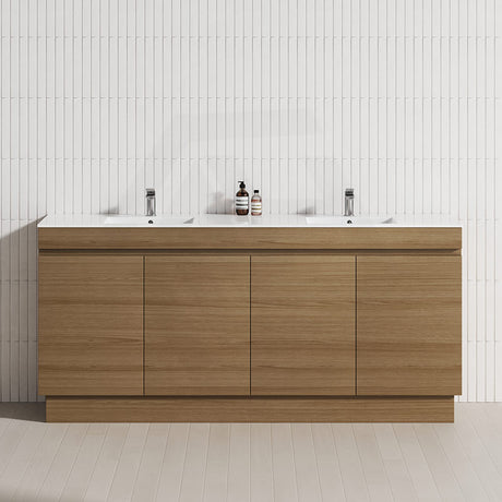 4-Door 1500/1800mm Freestanding Bathroom Vanity Kickboard Double Multi-Colour Cabinet Only