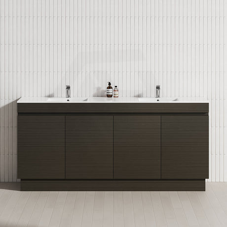 4-Door 1500/1800mm Freestanding Bathroom Vanity Kickboard Double Multi-Colour Cabinet Only