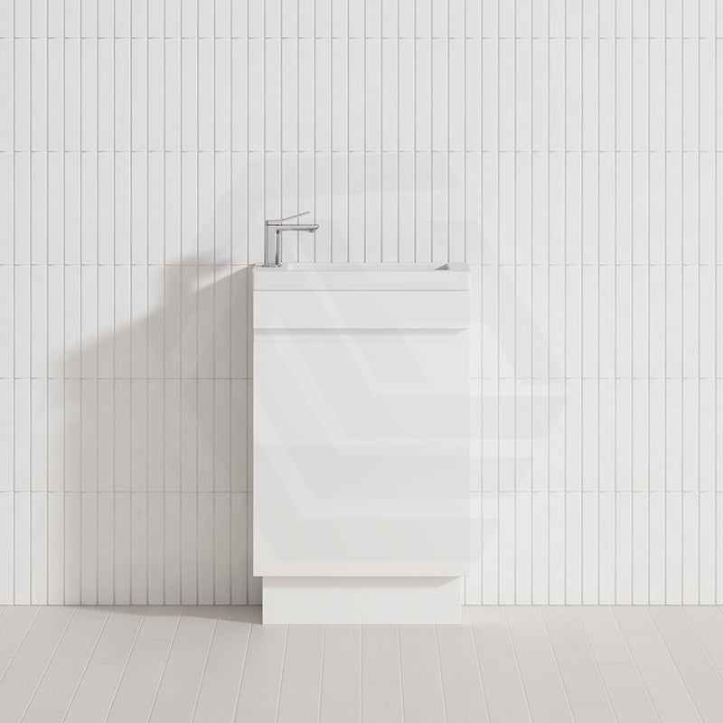 500mm Freestanding Bathroom Vanity with Kickboard 1-Door Multi-Colour Cabinet Only
