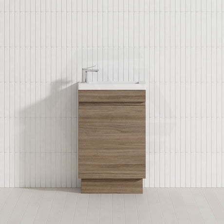 500mm Freestanding Bathroom Vanity with Kickboard 1-Door Multi-Colour Cabinet Only