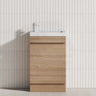 500mm Freestanding Bathroom Vanity with Kickboard 1-Door Multi-Colour Cabinet Only
