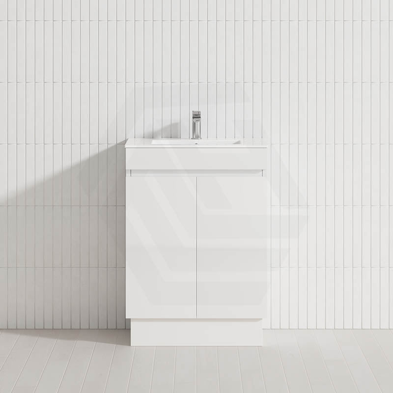2-Door Narrow 600/750/900mm Freestanding Bathroom Vanity with Kickboard 600/750/900mm Multi-Colour Cabinet Only