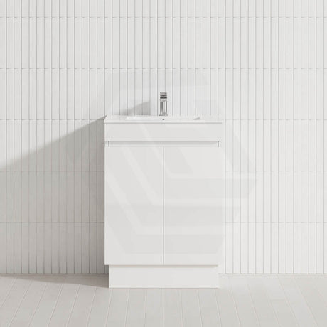 2-Door Narrow 600/750/900mm Freestanding Bathroom Vanity with Kickboard 600/750/900mm Multi-Colour Cabinet Only
