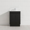 2-Door Narrow 600/750/900mm Freestanding Bathroom Vanity with Kickboard 600/750/900mm Multi-Colour Cabinet Only