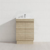 2-Door Narrow 600/750/900mm Freestanding Bathroom Vanity with Kickboard 600/750/900mm Multi-Colour Cabinet Only