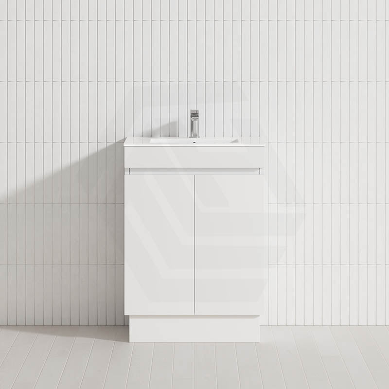 2-Door Narrow 600/750/900mm Freestanding Bathroom Vanity with Kickboard 600/750/900mm Multi-Colour Cabinet Only