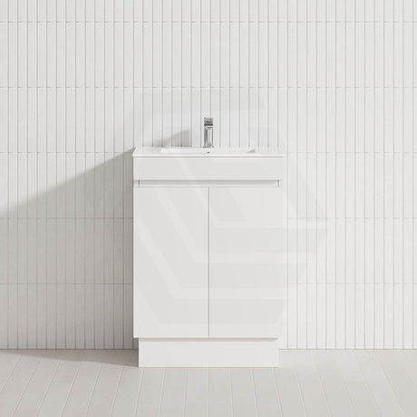 2-Door Narrow 600/750/900mm Freestanding Bathroom Vanity with Kickboard 600/750/900mm Multi-Colour Cabinet Only