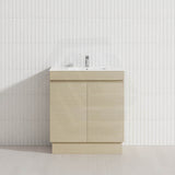 2-Door 600/750/900mm Freestanding Bathroom Vanity with Kickboard 600/750/900mm Multi-Colour Cabinet Only