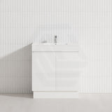 2-Door 600/750/900mm Freestanding Bathroom Vanity with Kickboard 600/750/900mm Multi-Colour Cabinet Only