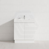 2-Door 600/750/900mm Freestanding Bathroom Vanity with Kickboard 600/750/900mm Multi-Colour Cabinet Only